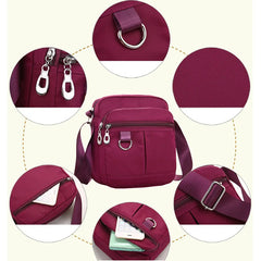 Nylon Waterproof Women Messenger Bag Vintage Hobos Crossbody Bags