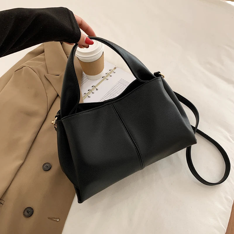 Soft Leather Shoulder Bag for Women Travel Tote Ladies Crossbody Bag for Girls