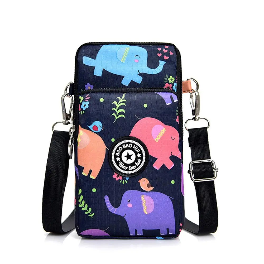 Women Flap Hand Bag Sports Arm Shoulder Purse Mini B