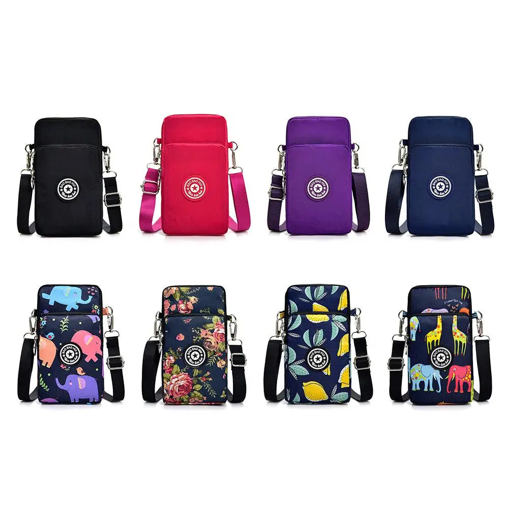 Women Flap Hand Bag Sports Arm Shoulder Purse Mini B