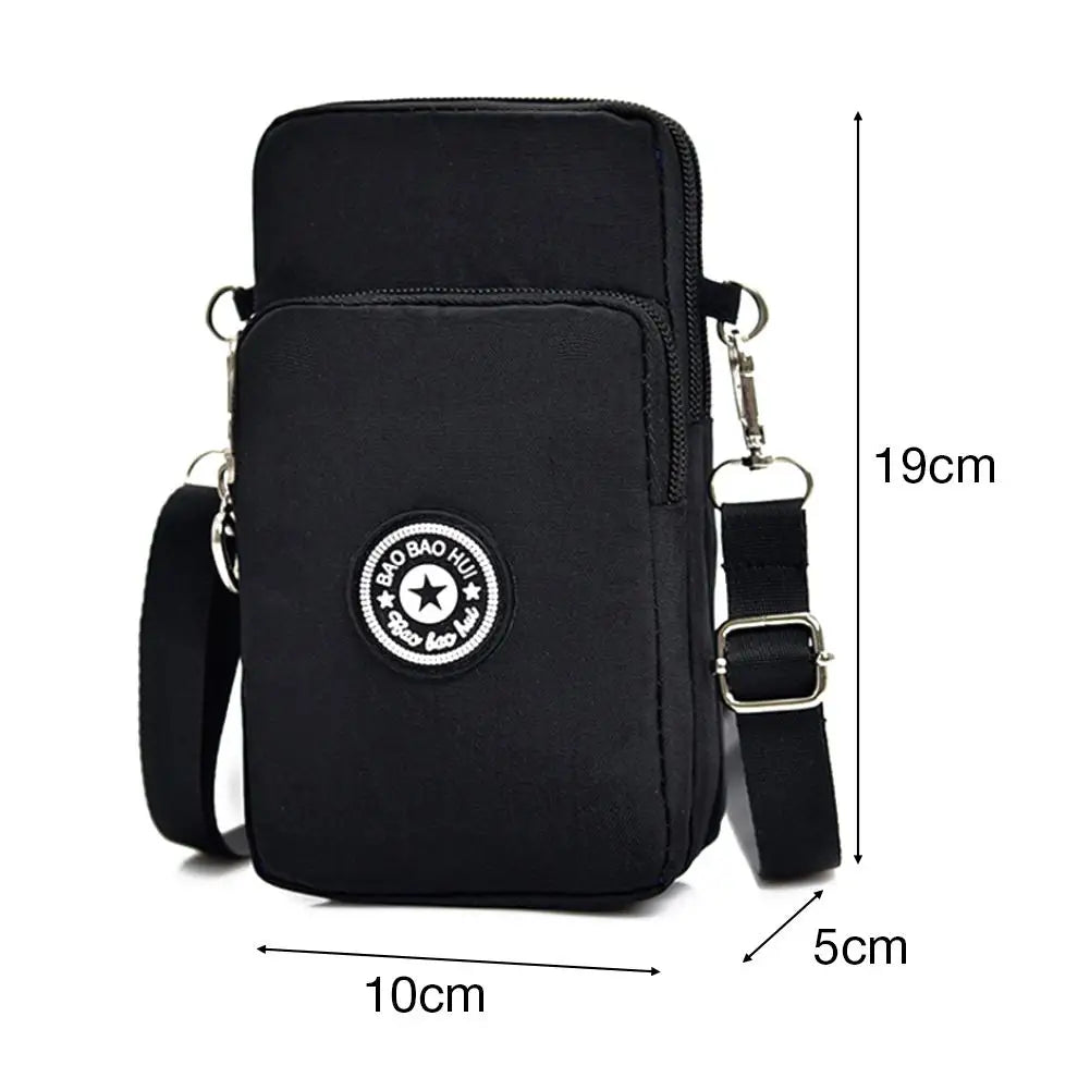 Women Flap Hand Bag Sports Arm Shoulder Purse Mini B