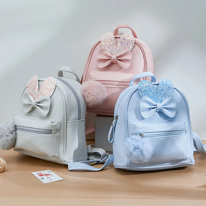 Girls Mini Backpack Bowknot School Bags Child Travel Bag Backpacks Mochilas