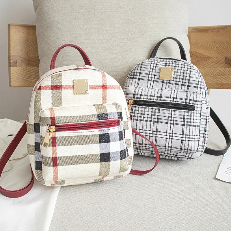 Women Mini Backpack Casual Travel Backpack Female PU Leather Shoulder