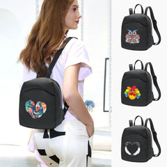 Women Mini Backpack Lady Shoulders School Bag Girl Crossbody Bag