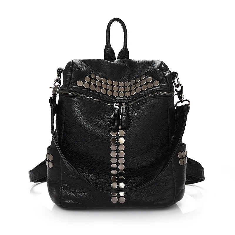 Women Mini Backpack Large Capacity School Bags For Teenage Girls