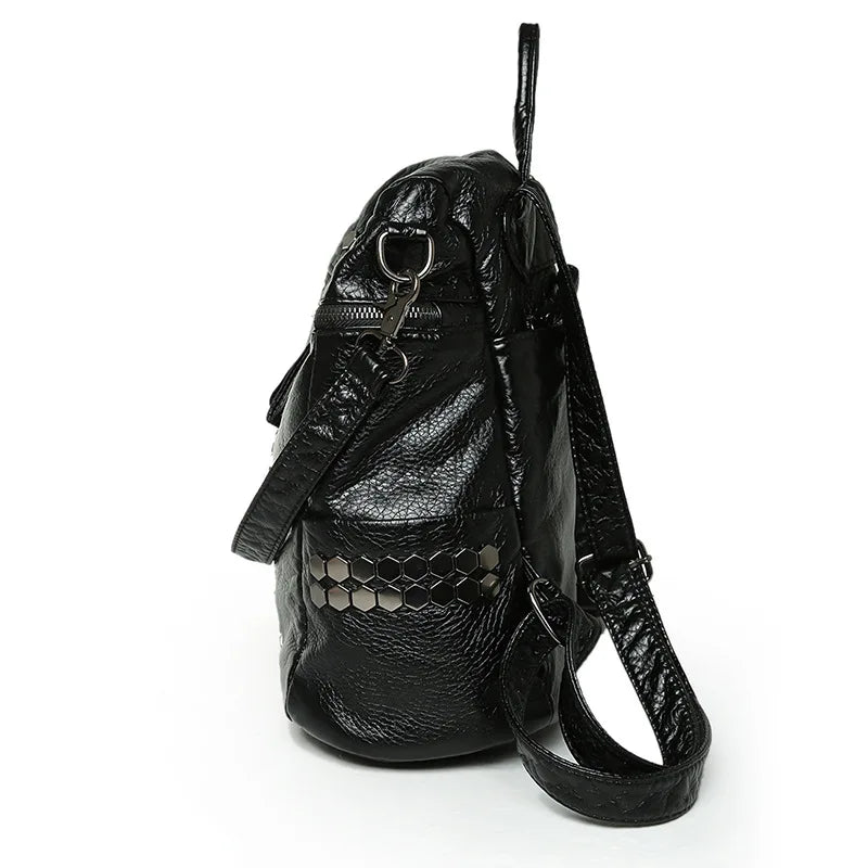 Women Mini Backpack Large Capacity School Bags For Teenage Girls