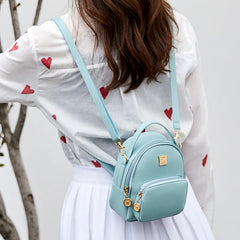 Women Mini Backpack Shoulder Crossbody Bag