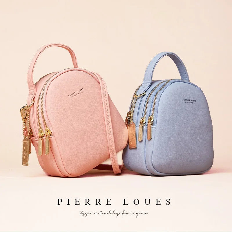 Women Mini Backpack Soft Touch Small Backpack Multi-Function Shoulder Bag Purse