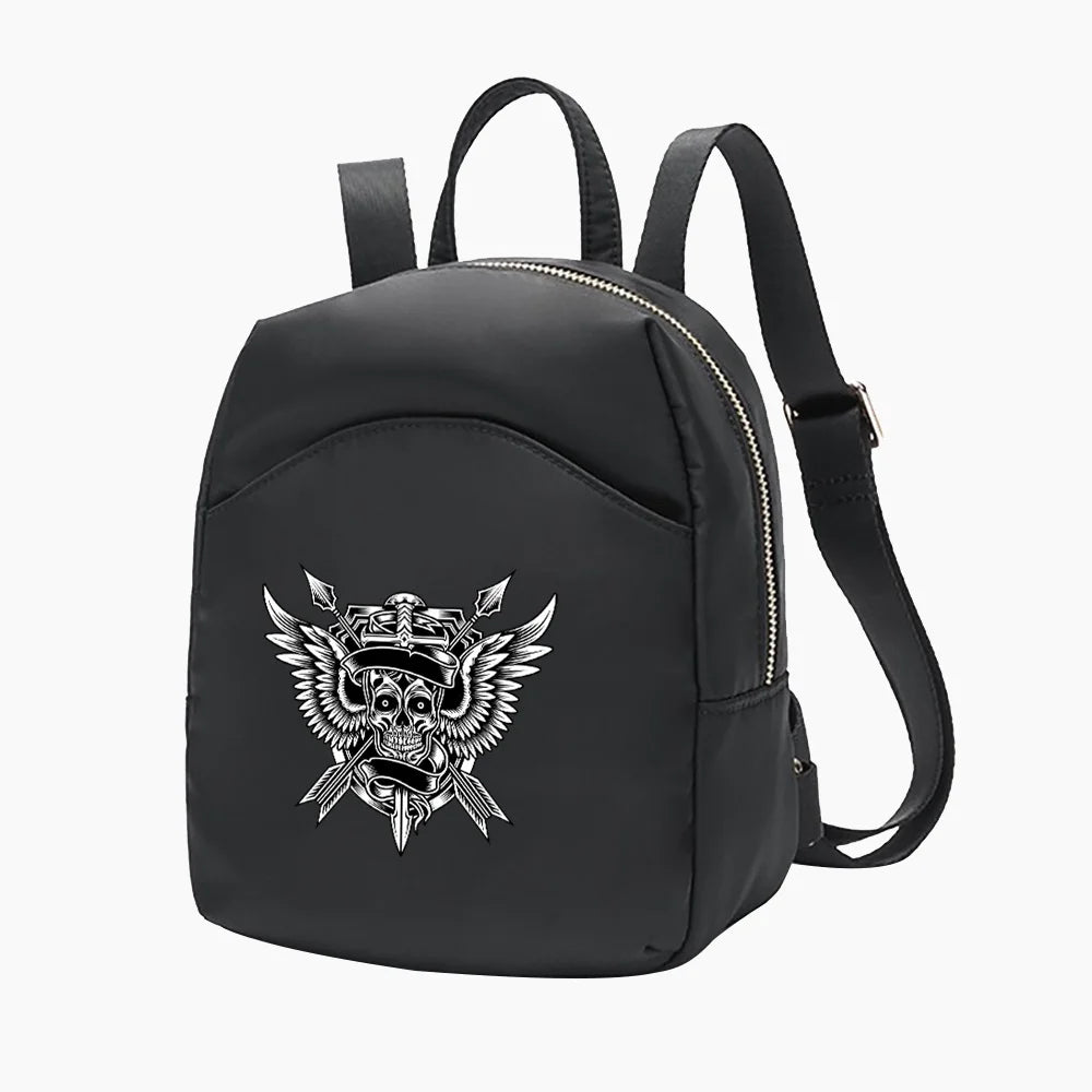 Skull Series Mini Backpack School Bag for Girl