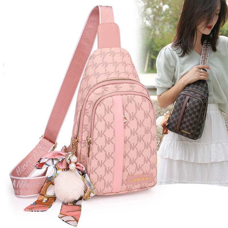 Women Mini Backpack Small Chest Bag Sling Messenger Bags