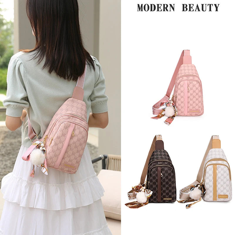 Women Mini Backpack Small Chest Bag Sling Messenger Bags