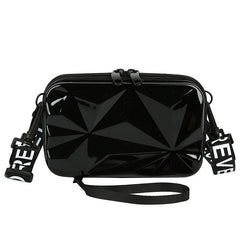 Women Mini Box Bags Uneven Surface Handbag Makeup Storage Waterproof Wash Bag