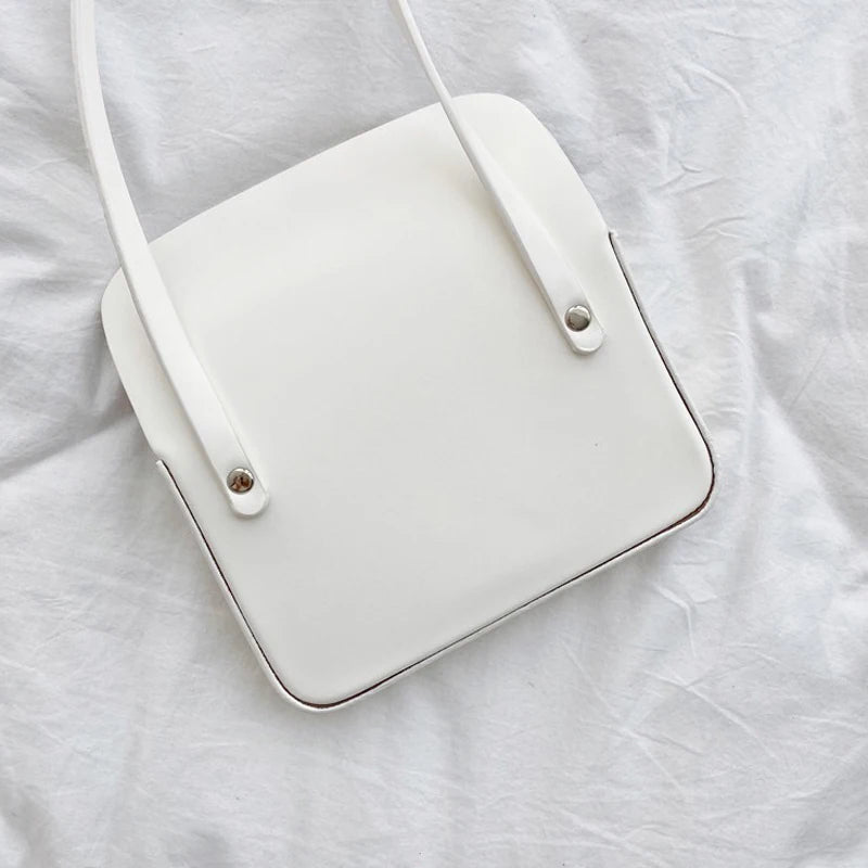 Women Mini Crossbody Phone Bag Solid Color Ladies Shoulder Bag