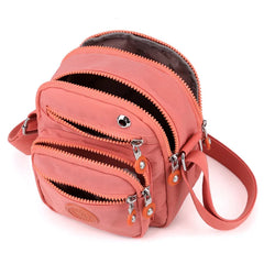 Waterproof Mini Shoulder Bag Phone Purse Messenger Small Earphone Hole Crossbody