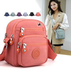 Waterproof Mini Shoulder Bag Phone Purse Messenger Small Earphone Hole Crossbody