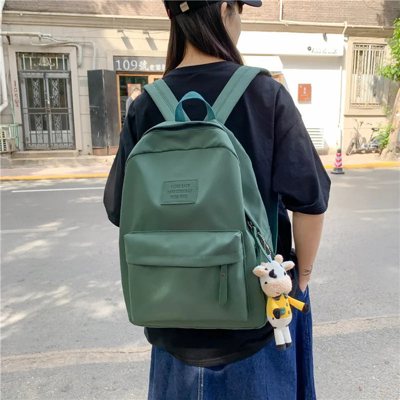 Fashion Mini Backpack for Women, Casual Travel PU Leather Shoulder Bag