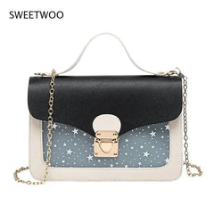 Pink Star Sequin Mini Shoulder Bag