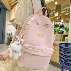 Waterproof Nylon School Bag Laptop Rucksack