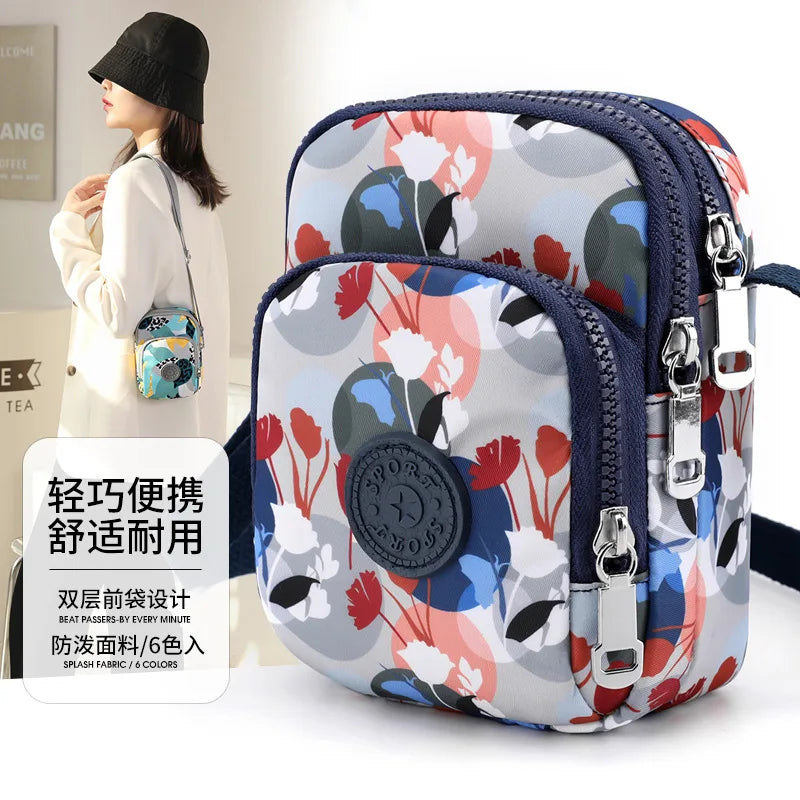 Women Nylon Crossbody Shoulder Tote Handbag