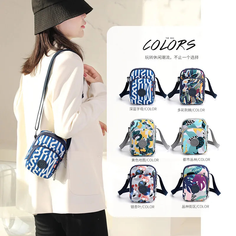 Women Nylon Crossbody Shoulder Tote Handbag