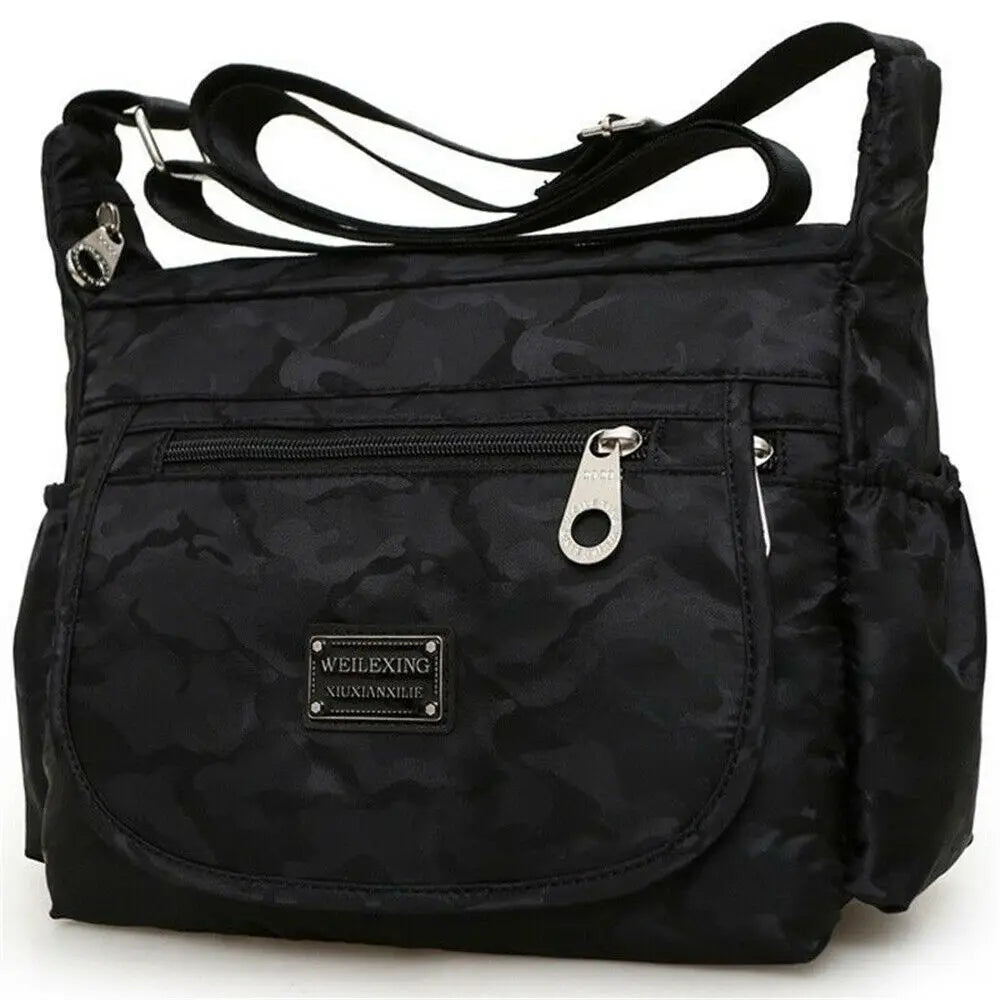 Women Crossbody Handbag Ladies Hobo Bags Multi-pocket Shoulder Bag