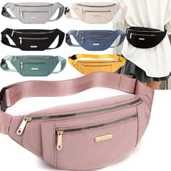 Multi-layer Waist Bag Belt Bag Men Women Sport Pouch Money Fanny Bum Bag
