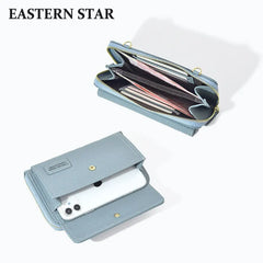 Women Multifunction Shoulder Wallet Crossbody Purse