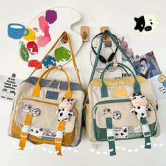 Women Multifunctional Backpack Female Portable Travel Bag Student Schoolbag