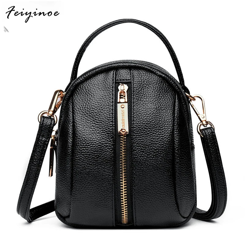 Women Pu Leather Solid Handbags Ladies Shoulder Messenger Shopping Bag