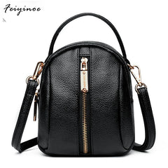 Women Pu Leather Solid Handbags Ladies Shoulder Messenger Shopping Bag