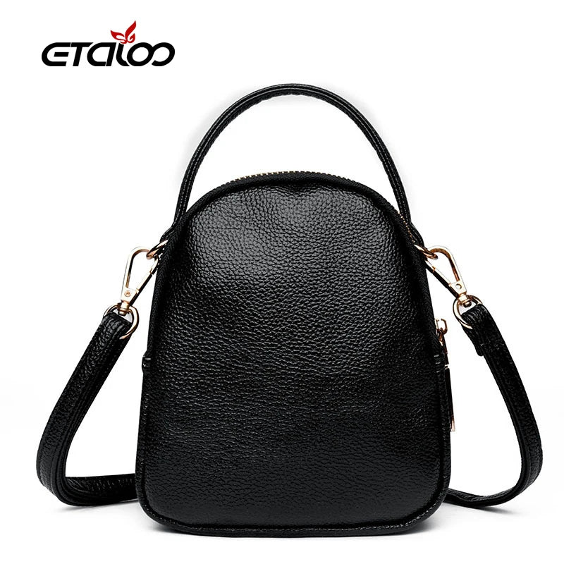 Women Pu Leather Solid Handbags Ladies Shoulder Messenger Shopping Bag