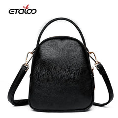 Women Pu Leather Solid Handbags Ladies Shoulder Messenger Shopping Bag