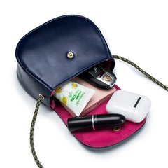 Women Leather Mini Coin Purse One-shoulder Messenger Small Bag