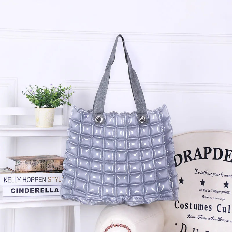 Summer Inflatable Tote Bag PVC Beach Shoulder Handbag