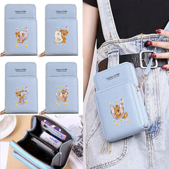 Women Wallets Touch Screen Mobile Phone Bag Pu Leather Card Pack Female