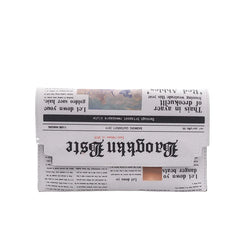 Women Newspaper Print Shoulder Bag Messenger Envelope Clutch Purse