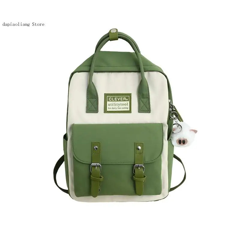 Nylon Waterproof School Backpack for Girls
