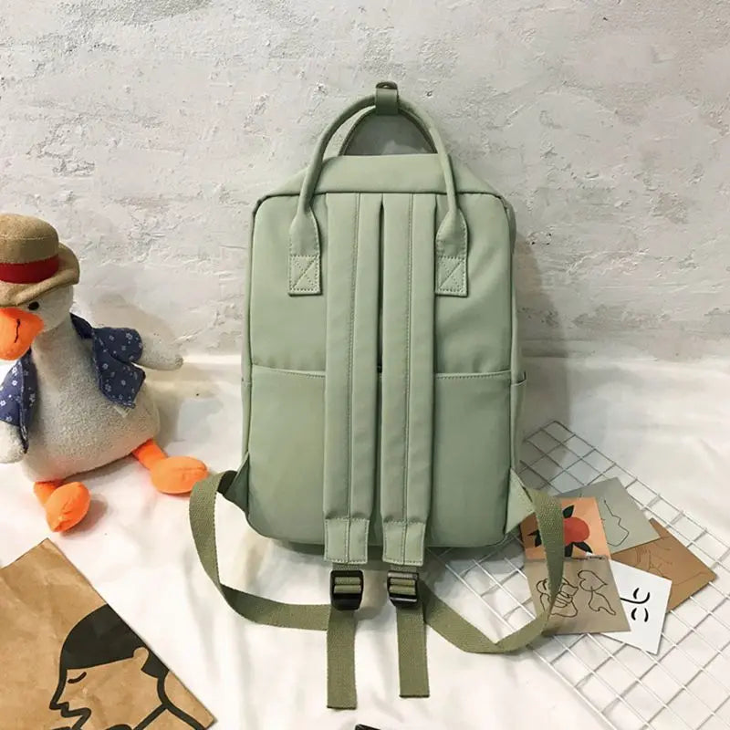Nylon Backpack Waterproof School Bags for Teenagers Girls Rucksack Mochila