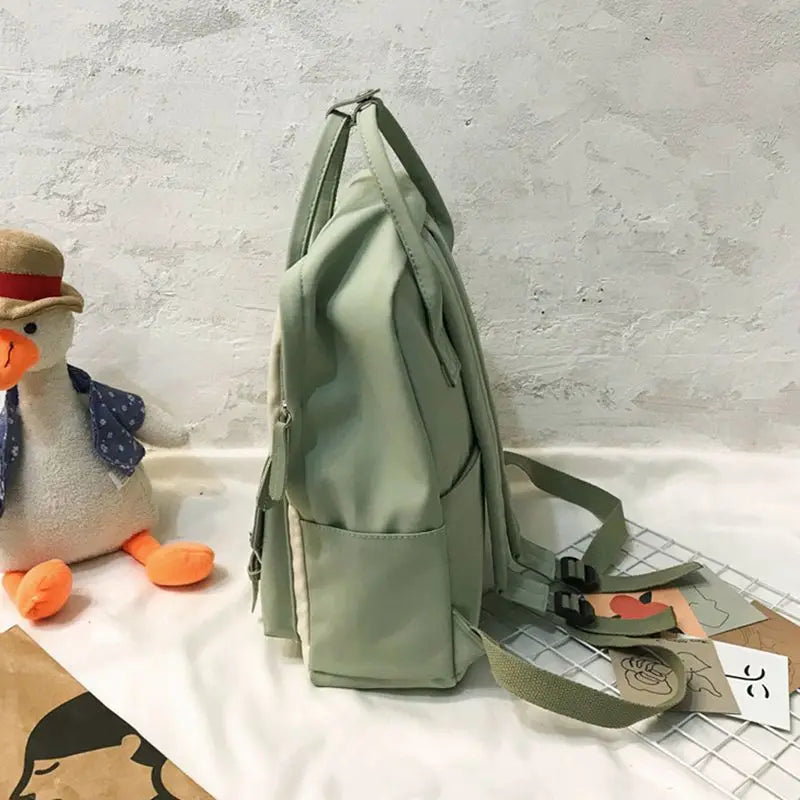 Nylon Backpack Waterproof School Bags for Teenagers Girls Rucksack Mochila