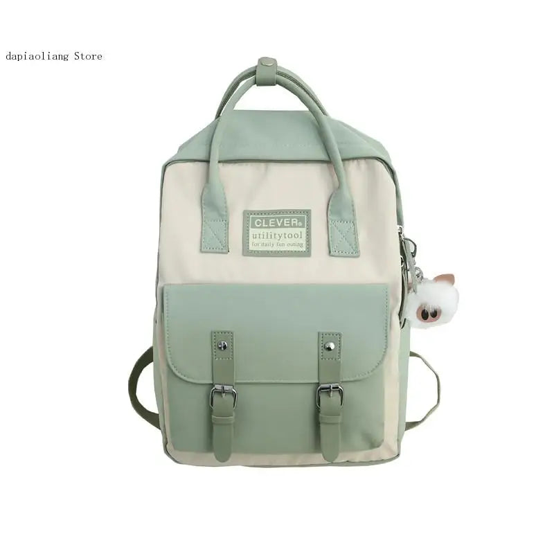Nylon Waterproof School Backpack for Girls