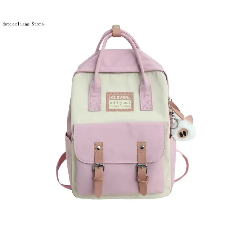 Nylon Waterproof School Backpack for Girls
