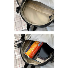 Convertible Women Nylon Backpack Travel Small School Shoulder Bag