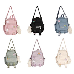Nylon Backpack Purse Convertible Shoulder Bags Casual Daypack Travel