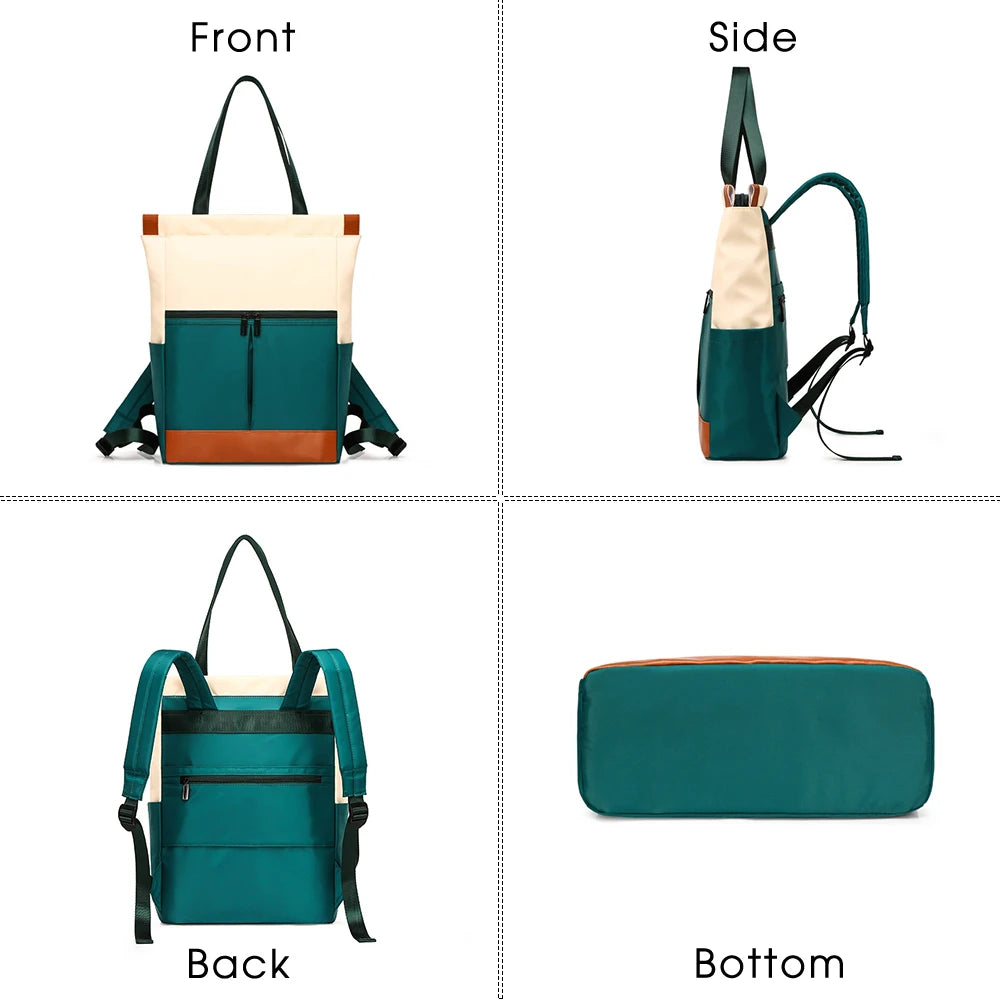 Nylon Candy Backpack Waterproof School Bag Teenagers Laptop Handbag