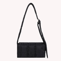Nylon Shoulder Bag Space Padded Messenger Handbag