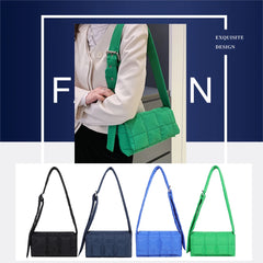 Nylon Shoulder Bag Space Padded Messenger Handbag