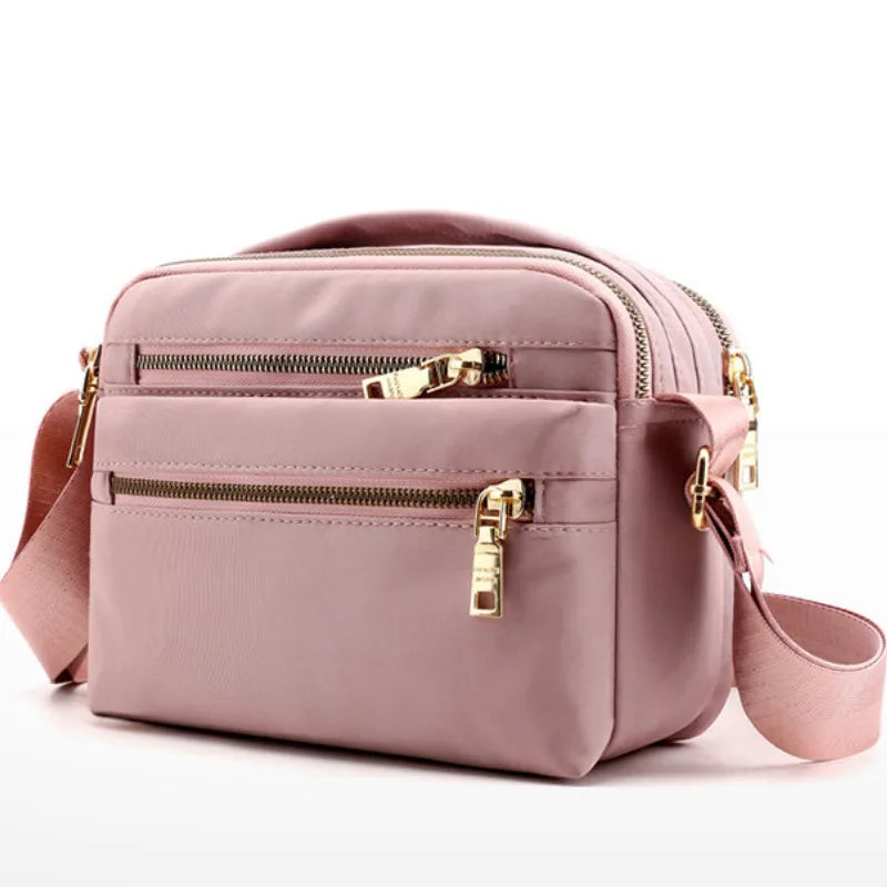 Waterproof Nylon Shoulder Bag Women Crossbody Messenger Bags