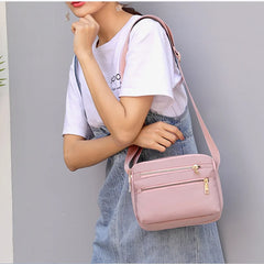 Waterproof Nylon Shoulder Bag Women Crossbody Messenger Bags
