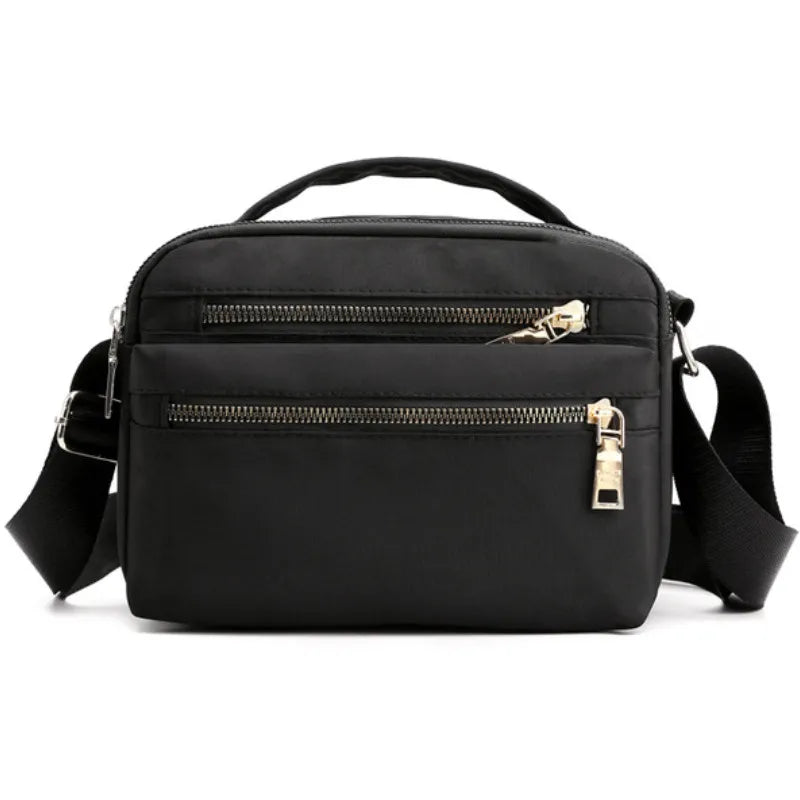 Nylon Shoulder Bag Waterproof Multi-pocket Women Crossbody Bags