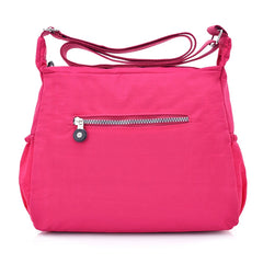 Women Nylon Shoulder Bags Female Solid Zipper Handbag Messenger Bags